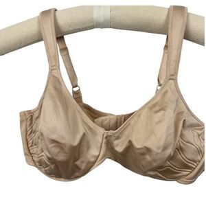 Bali Live It Up Full Coverage Underwire Bra Size 40C Beige 3353 G188